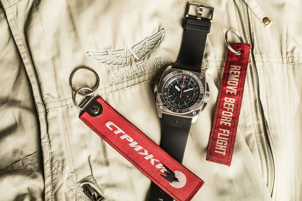 Швейцарские наручные часы Aviator M.2.30.0.219.6 с хронографом