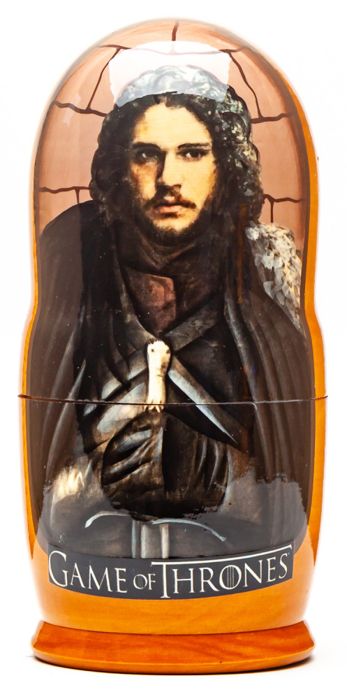 180mm Game of Thrones Hand Painted Matryoshka Doll 5 pcs (by Konstantin Studio)