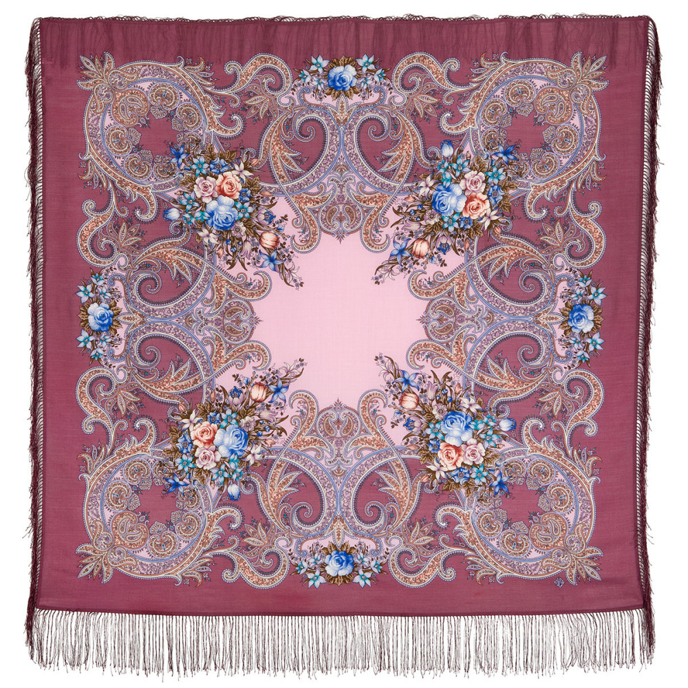 Shop Woolen Scarves with Silk Fringe 125x125 cm Платок «Луч солнца золотого» online at Skazka.site | Eligible for fast shipping and free returns. Платок «Луч солнца золотого»