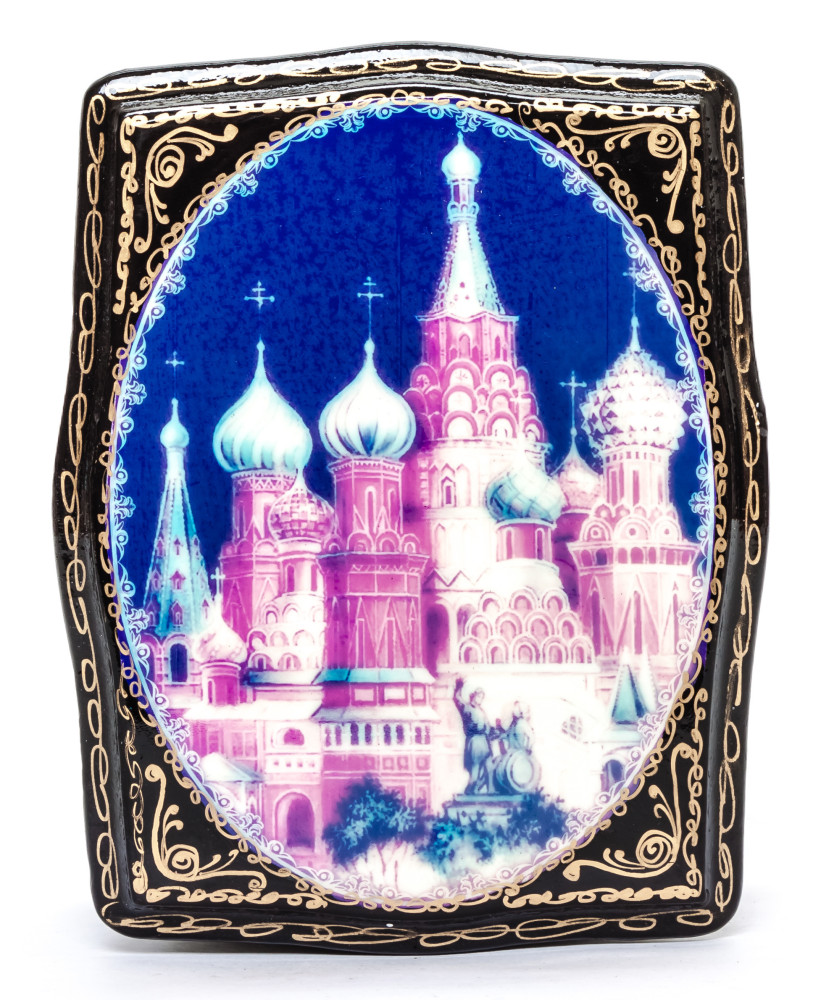 160x120 mm Moscow Saint Basil Cathedral Jewellery Box