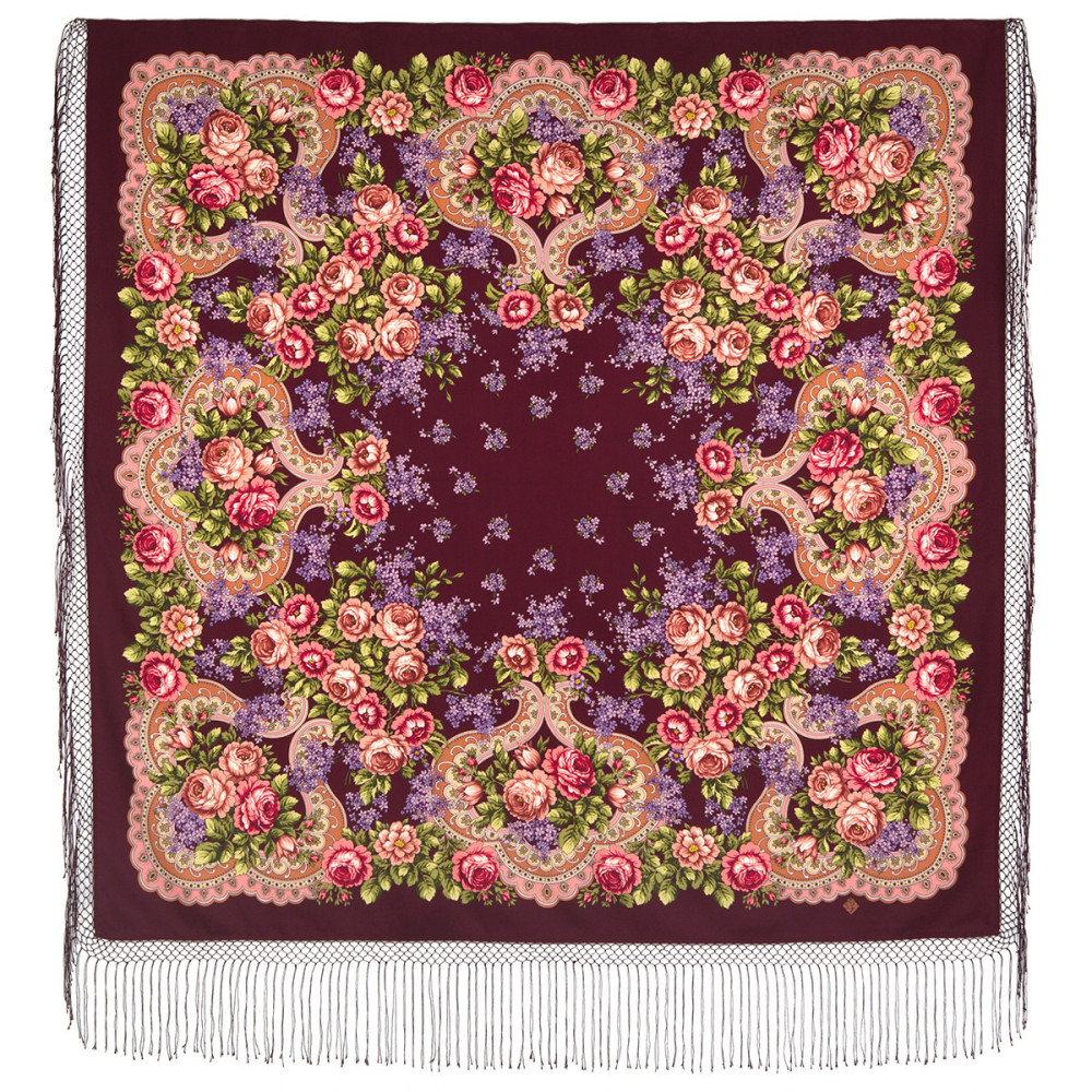 Shop Thick Woolen Fabric Shawls with Silk Fringe 148x148 cm Шаль «Сиреневый туман» online at Skazka.site | Eligible for fast shipping and free returns. Шаль «Сиреневый туман»