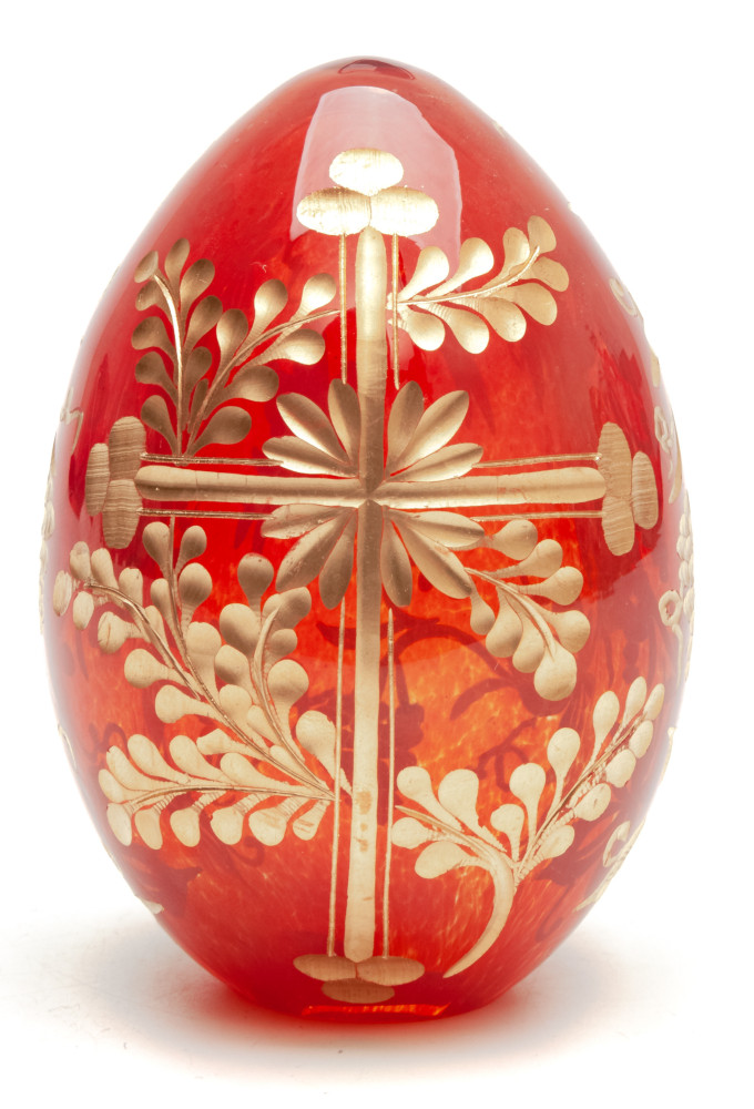 Engraved Crystal Imperial Easter Egg