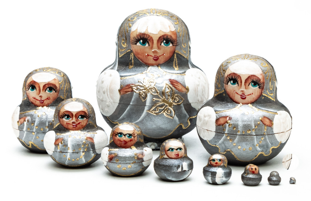  40 mm Matryoshka 5pcs (by Skazka)