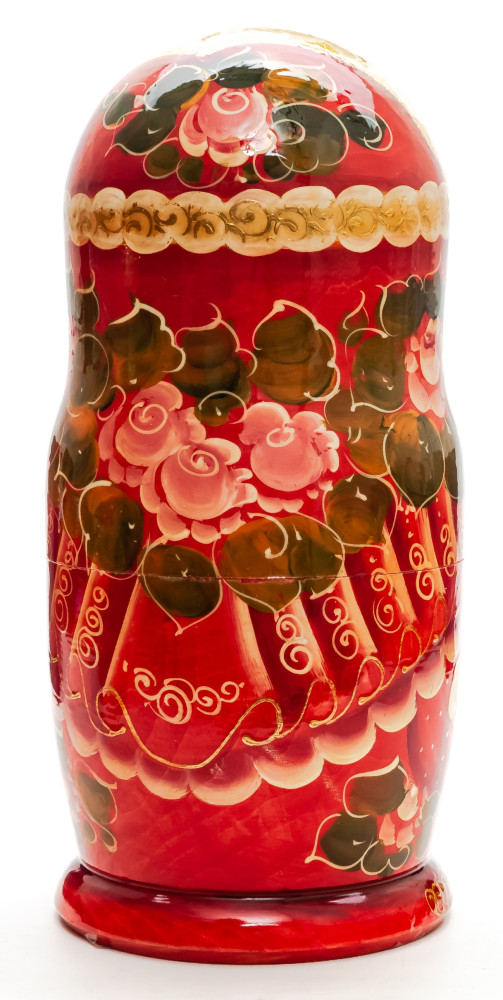 260 mm The Firebird handpainted Wooden Matryoshka Doll 10 pcs (by Valery Crafts)