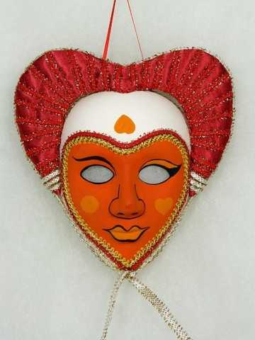 Hearts Porcelain Mask