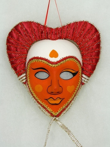 Hearts Porcelain Mask