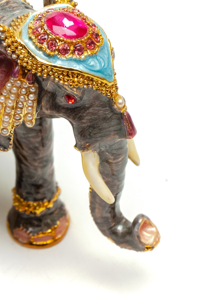 80 mm Elephant Jewellery Box