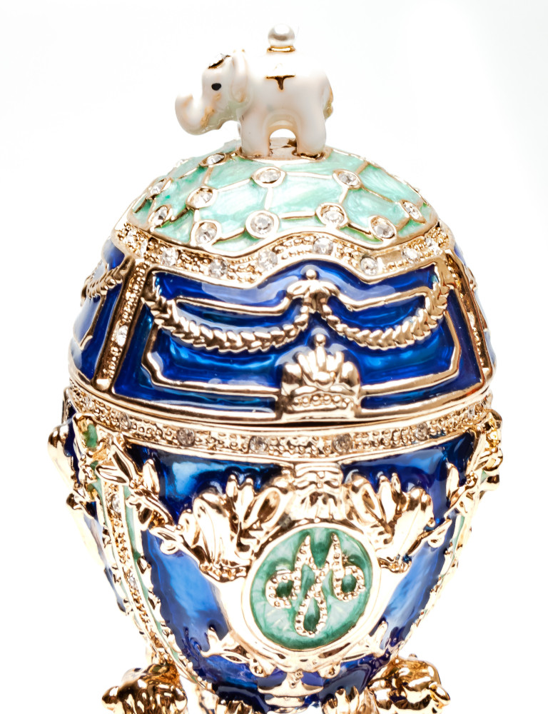 140 mm Blue Royal Danish Easter Egg