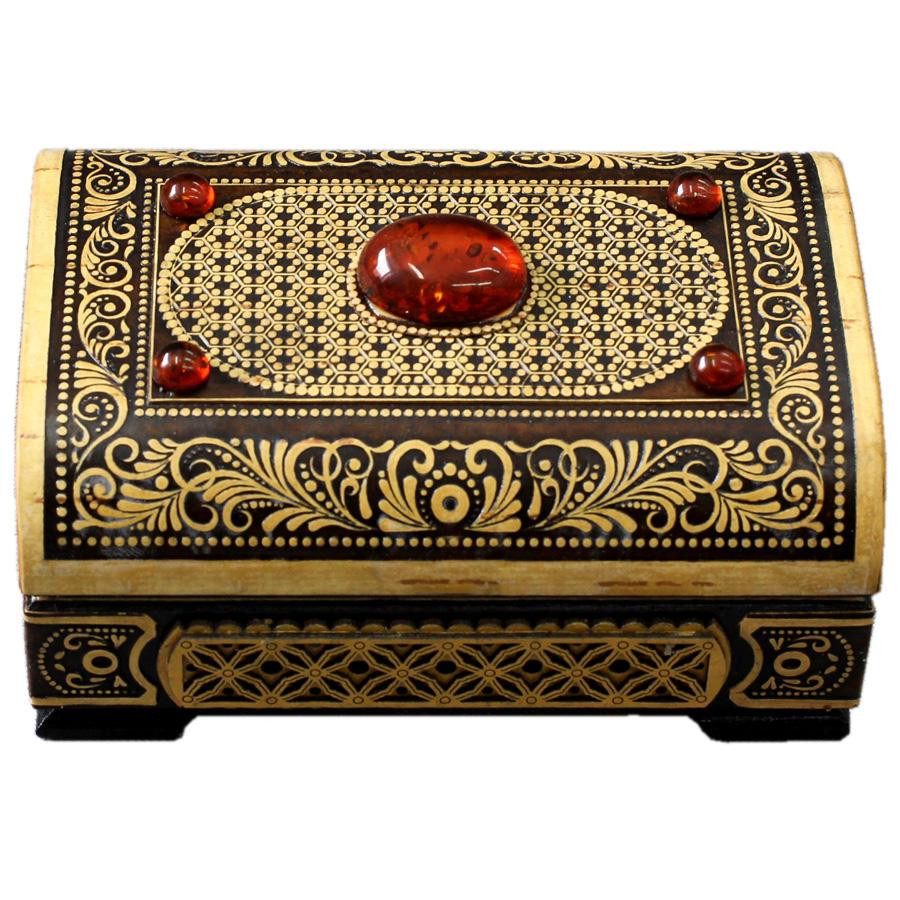 Hand Made Birch Bark Box 