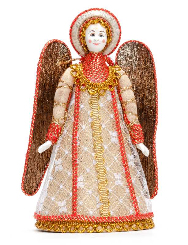 180 mm Heavenly Prayer Angel Porcelain Figurine (by Le Russe)