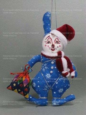 Кролик новогодний с мешком