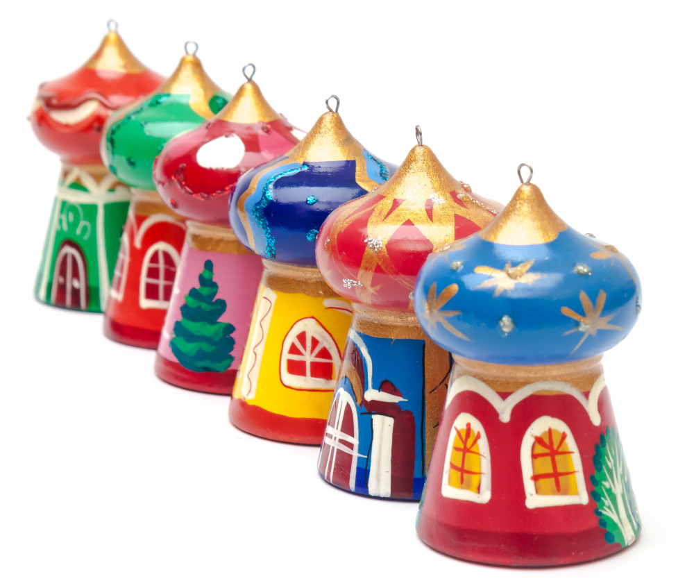 Russian Temples Christmas Tree Ornaments