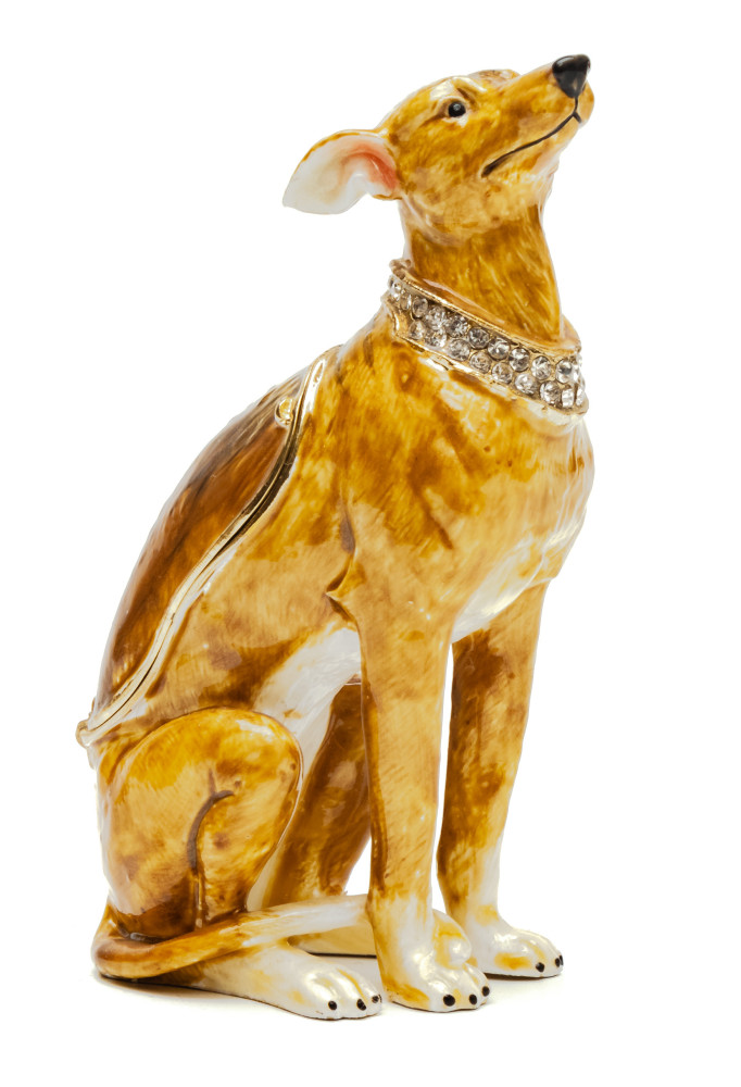 85 mm Italian Greyhound Jewellery Box