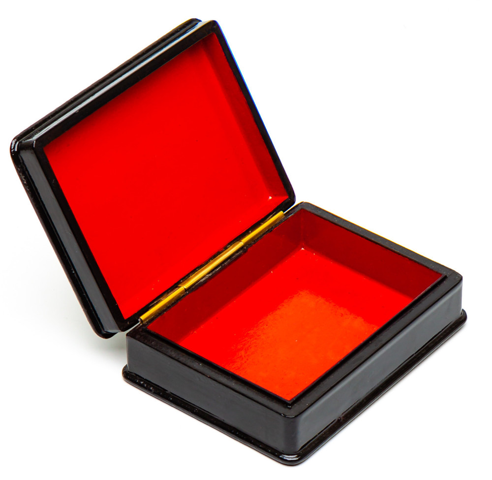 110x80mm Moscow Kremlin Hand Painted Jewellery Box