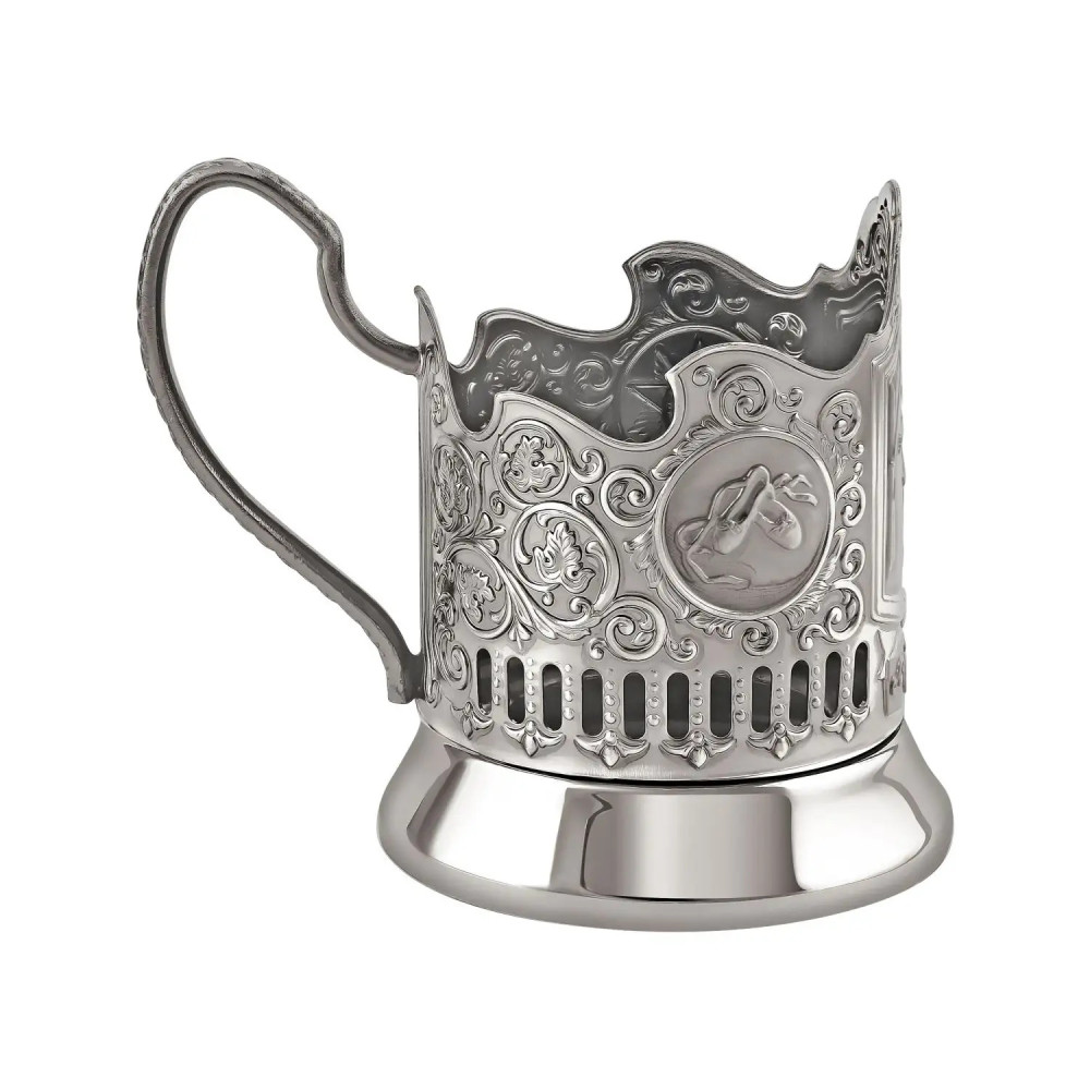 Ballerina nickel plated cup holder