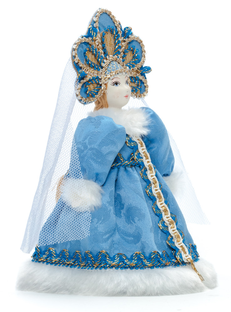 Snow Maiden Princess Porcelain Doll 