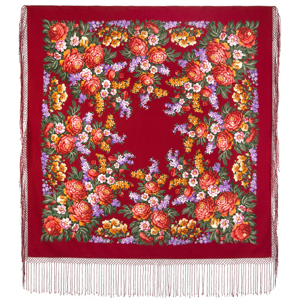 Shop Thick Woolen Fabric Shawls with Silk Fringe 148x148 cm Шаль «День Победы» online at Skazka.site | Eligible for fast shipping and free returns. Шаль «День Победы»