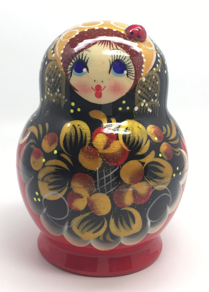Flowers Art Matryoshka Doll 5pcs