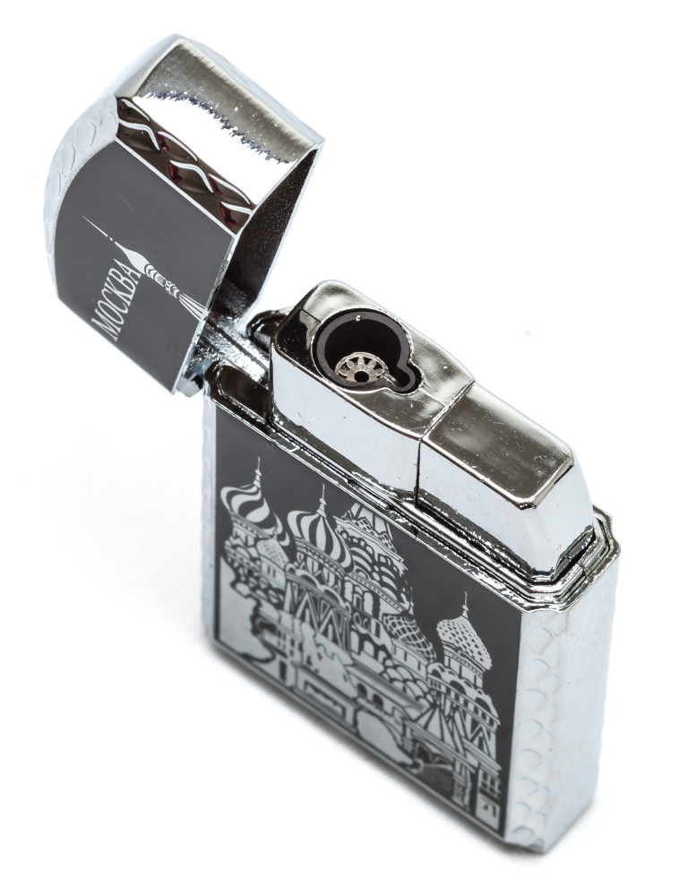 Moscow Saint Basil Cathedral Gas Metal Lighter (by Sergio Accendino)