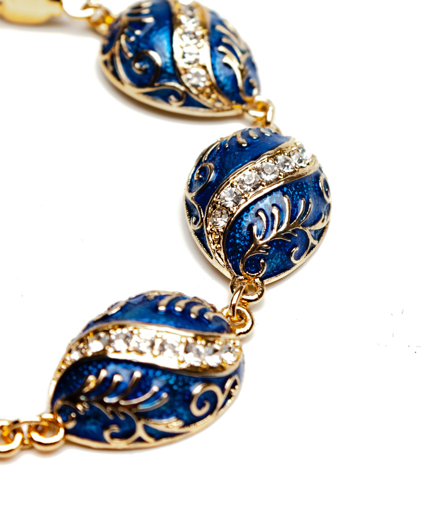 180 mm Winding Blue Bracelet (by AKM Gifts)