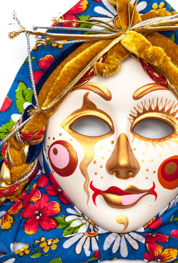 Matryoshka Porcelain Mask