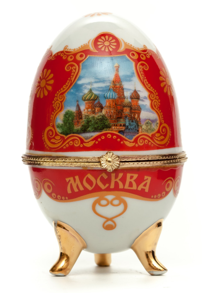 Easter Egg box with Moscow Picture
