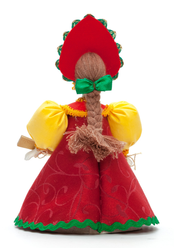 170 mm Young Lady with Balalaika Porcelain Doll (by Le Russe)