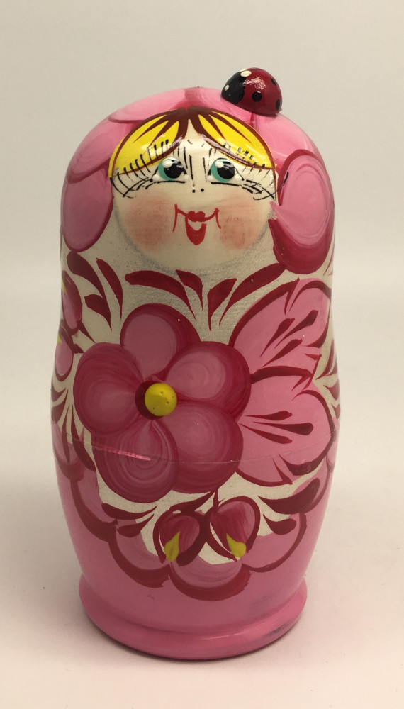 Flowers Art Matryoshka Doll 5pcs