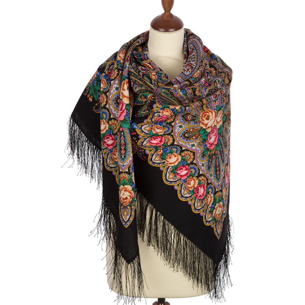 Shop Double-Thread Woolen Yarn Scarves with Silk Fringe 135x135 cm Платок «На крыльях нежности» online at Skazka.site | Eligible for fast shipping and free returns. Платок «На крыльях нежности»