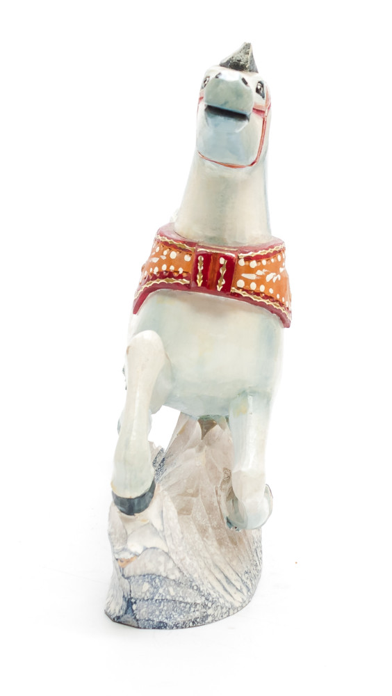 180 mm Horse Hand Carved Wooden Figurine  (by Skazka)