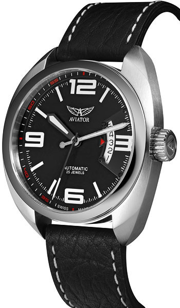 Швейцарские механические наручные часы Aviator R.3.08.0.090.4