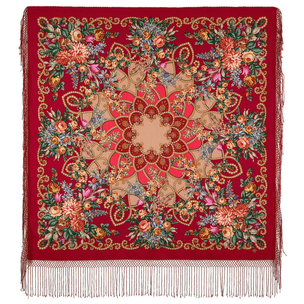 Shop Thick Woolen Fabric Shawls with Silk Fringe 148x148 cm Шаль «Цыганка Аза» online at Skazka.site | Eligible for fast shipping and free returns. Шаль «Цыганка Аза»