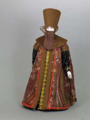 Russian Nobleman hand made Porcelain Doll - 11 Inches (by Le Russe)