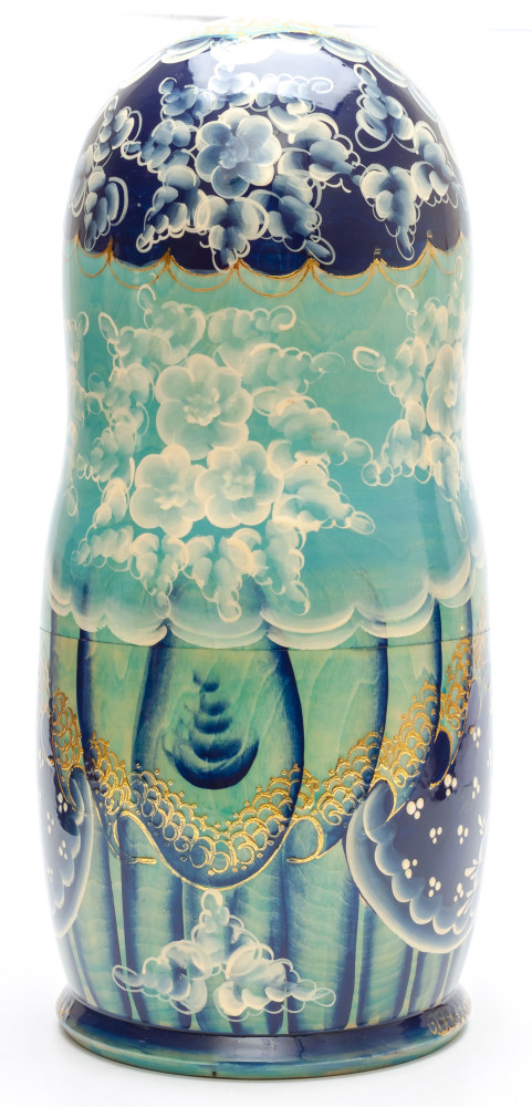 Shop Exclusive Nesting Dolls 340 mm The Firebird handpainted Wooden Matryoshka round Doll 15 pcs (by Valery Crafts) online at Skazka.site | Eligible for fast shipping and free returns. 340 mm The Firebird handpainted Wooden Matryoshka round Doll 15 pcs (by Valery Crafts)