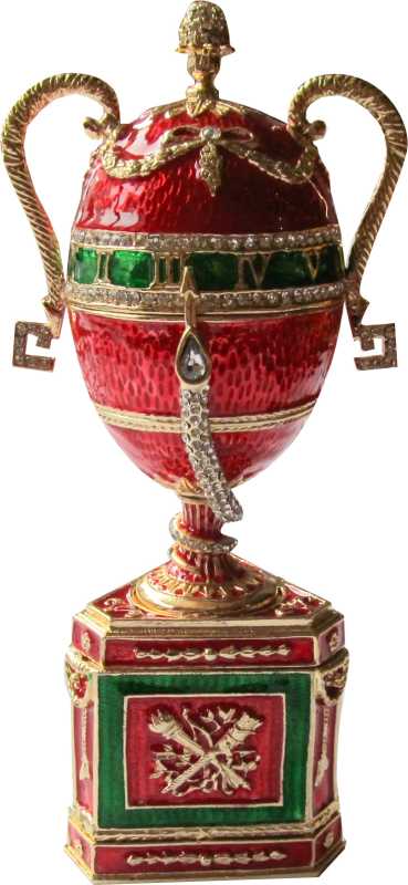 180 mm Amphora Enamel Easter Egg