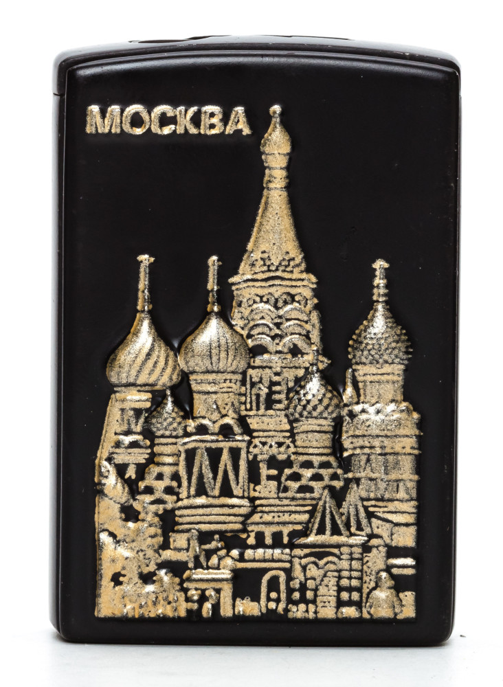 Moscow Saint Basil Cathedral Gas Metal Lighter (by Sergio Accendino)