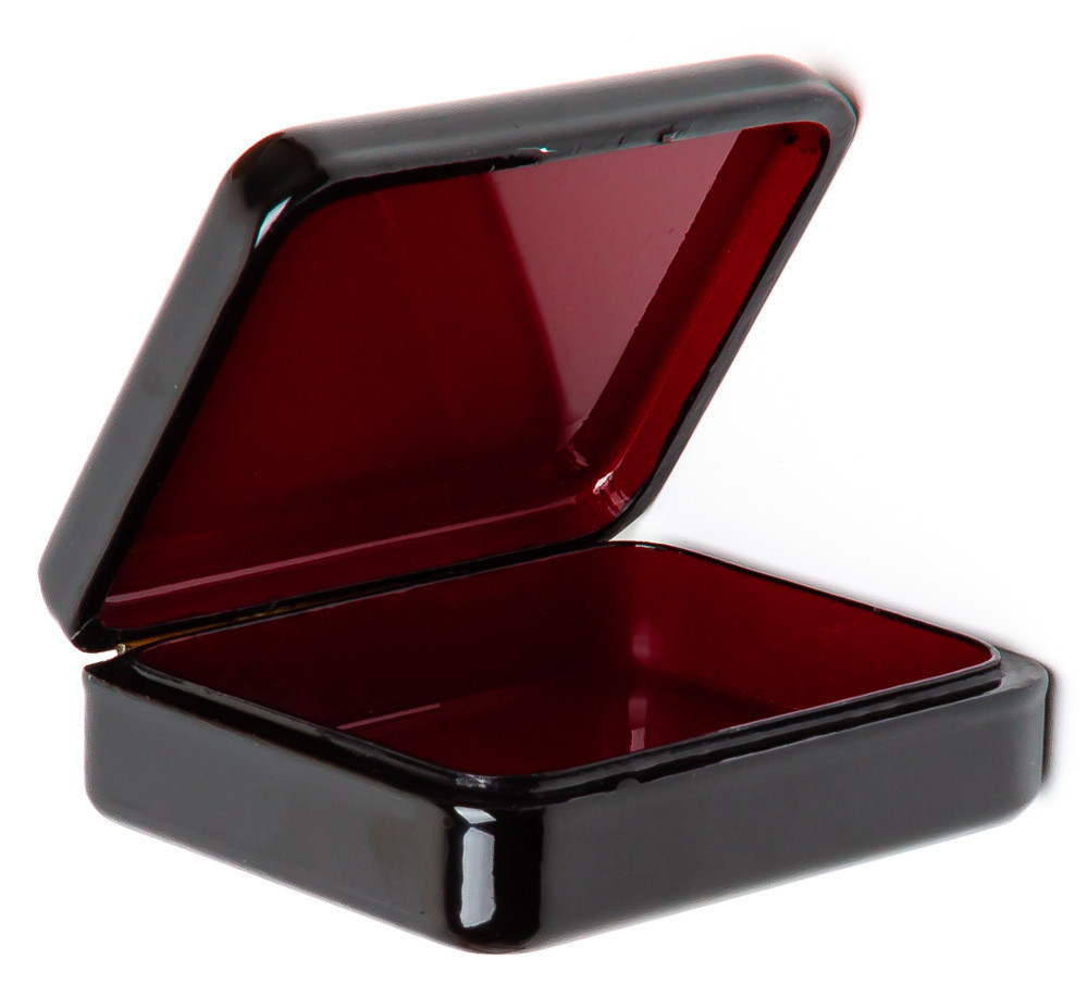 100x80mm Maiden Portrait Hand Painted Jewellery Box (by Tatiana Shkatulka Crafts)