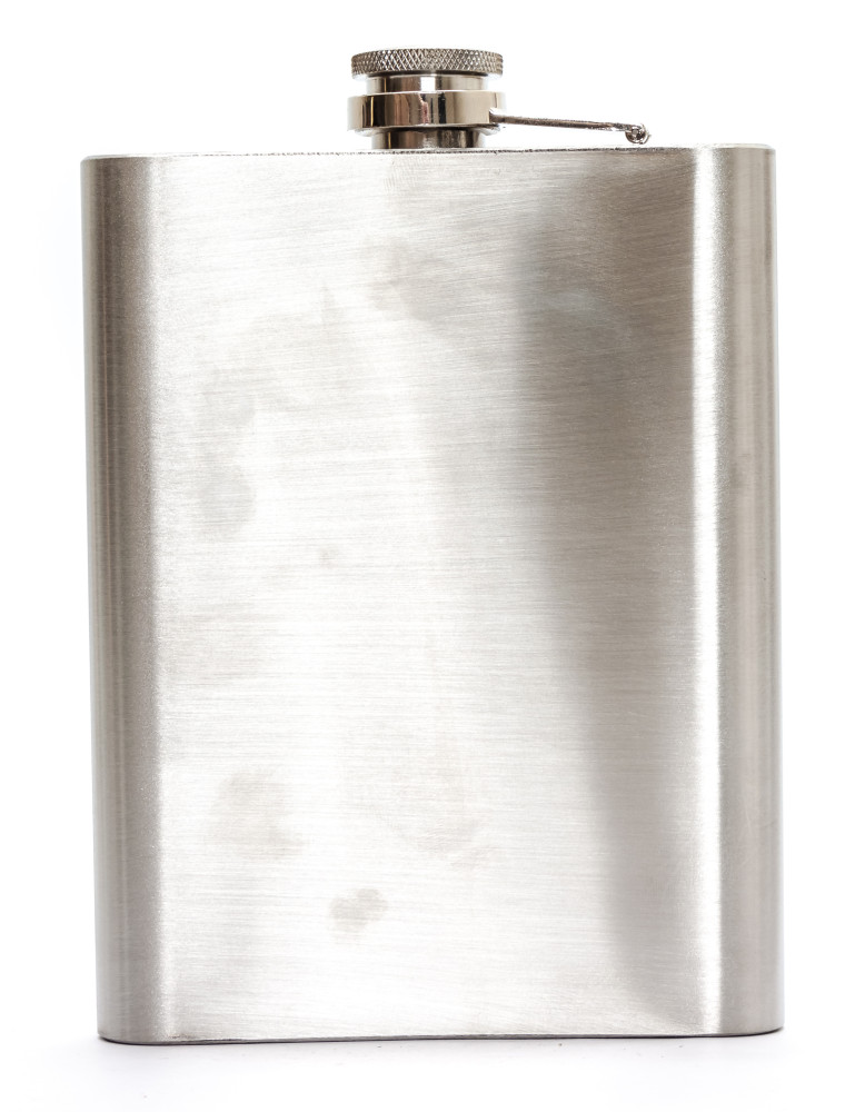 20 oz Russia Coat of Arms Metal Flask