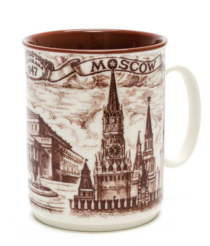Moscow the Bolshoy Theatre Porcelain Mug