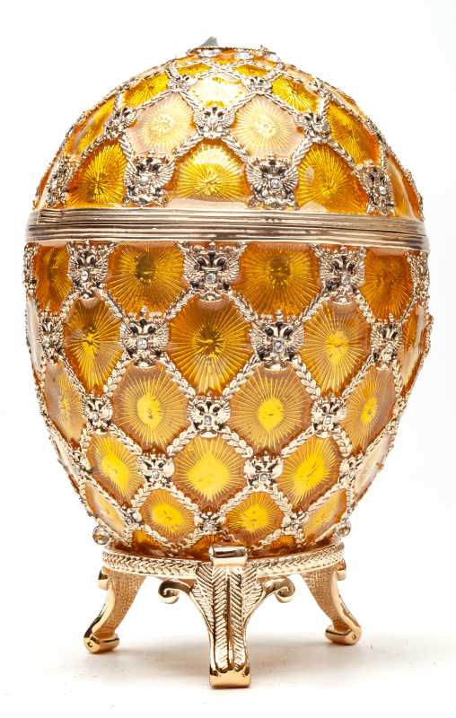 145 mm Imperial Coach and Gold Imperial Coronation Easter Egg