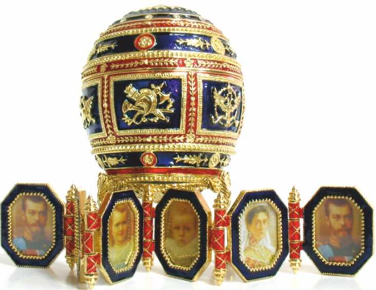 Яйцо пасх. "Большое Наполеоновское" синее