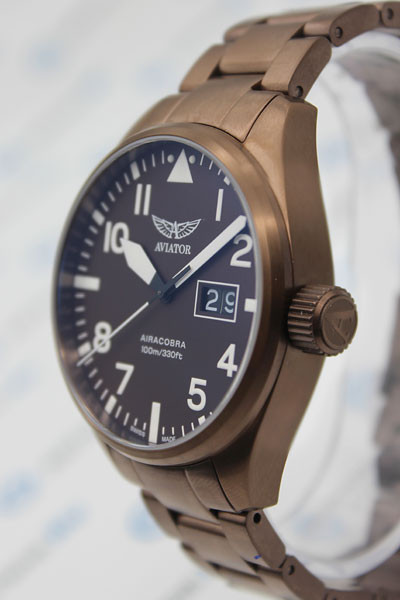 Швейцарские наручные часы Aviator V.1.22.8.151.5