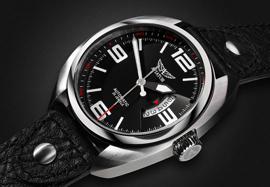 Швейцарские механические наручные часы Aviator R.3.08.0.090.4
