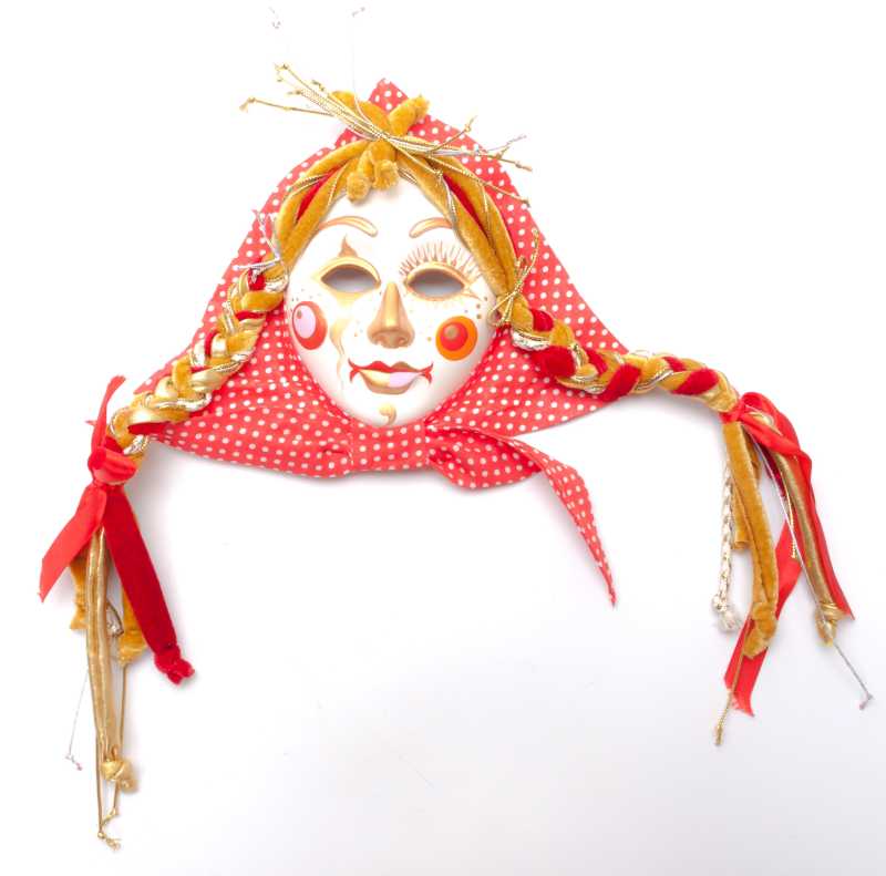 Matryoshka Porcelain Mask