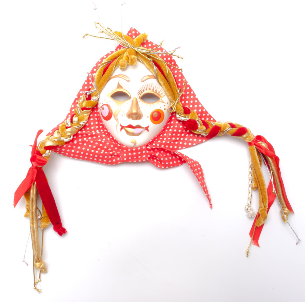 Matryoshka Porcelain Mask