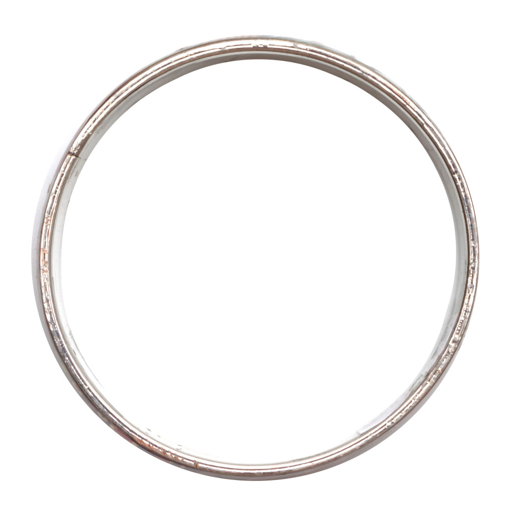 70x15 mm Abstrastion on Nacre hand painted on steel Bracelet (by Skazka)