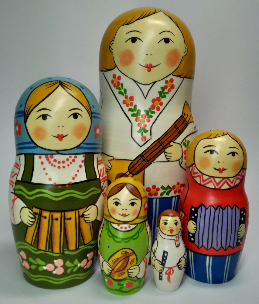 Shop Exclusive Nesting Dolls 160 mm Man with Balalayka hand painted Traditional Russian Wooden Matryoshka doll 5 pcs (by Igor Malyutin) online at Skazka.site | Eligible for fast shipping and free returns. 160 mm Man with Balalayka hand painted Traditional Russian Wooden Matryoshka doll 5 pcs (by Igor Malyutin)