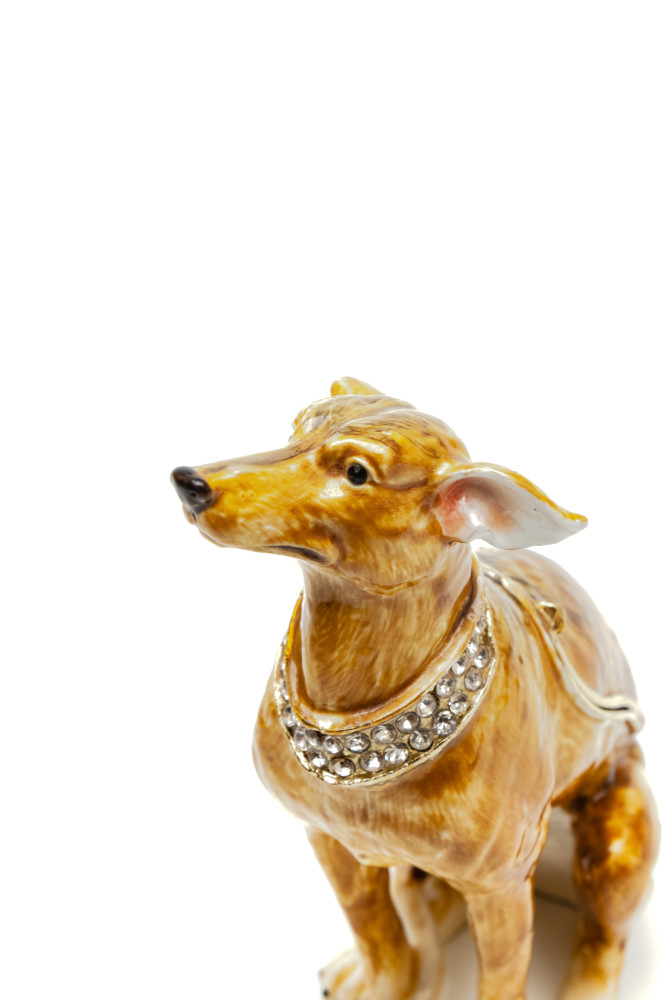 85 mm Italian Greyhound Jewellery Box