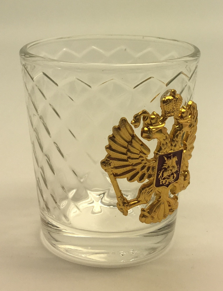 Russia Coat of Arms Decanter and Glasses Set