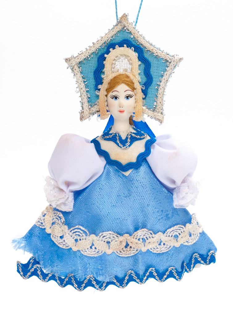 Shop Christmas Tree Ornaments Dolls Porcelain Doll in a Russian Dress and Kokoshnik - 5.5 Inches (by Le Russe) online at Skazka.site | Eligible for fast shipping and free returns. Porcelain Doll in a Russian Dress and Kokoshnik - 5.5 Inches (by Le Russe)